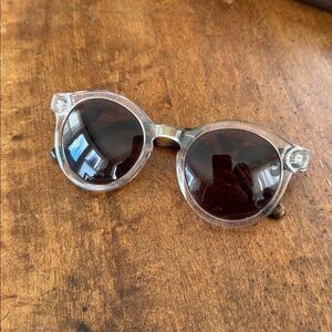 Madewell Clear Frame Sunglasses